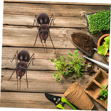 Load image into Gallery viewer, Happyyami 1pc Large Iron Ant Ornament Unique Balcony Lawn Decoration Garden Adornment Durable Metal Craft for Home Decor and Outdoor Spaces
