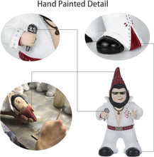 Load image into Gallery viewer, Jy.Cozy Large Singer Gnome Garden Statue Outdoor Resin Dwarf Figurine Decor Home Decoration Funny Sculpture for Patio Poch Yard Backyard Ornament Housewaiming Unique Gift
