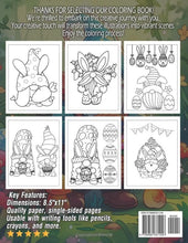 Load image into Gallery viewer, Cute Easter Gnomes Coloring Book: Let Your Imagination Bloom with Gnomes, Bunnies, and Eggs for Adults and Teens | Holiday Easter Gnomes
