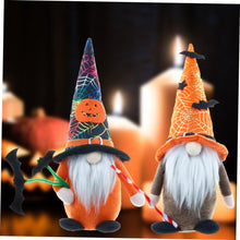Load image into Gallery viewer, Cabilock 1 Pc Gnome Doll Gnomes Halloween Gnome Doll Home Garden Decor Assorted Color Hat Party Ornament
