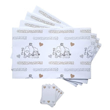 Load image into Gallery viewer, BeFindSee Wedding Wrapping Paper - Gift Wrap - Wedding Gonk - Wedding Gnome
