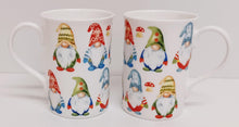 Load image into Gallery viewer, Rainbow Decors Lucky Gonks Mugs Set of 4 Bone China 300ml Windsor Cups Hand Decorated UK
