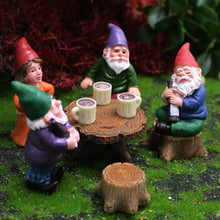 Load image into Gallery viewer, Creative Resin Gnome Garden Decor 6-Piece Set: Christmas Crafts, Mini Landscapes, Elf Ornaments, Dwarf Gathering Sculptures, Innovative Figurines.
