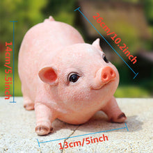 Load image into Gallery viewer, XIFIRY Animal Garden Gnomes Statue Cute Pig Funny Outdoor Sculpture Resin Lawn Ornaments Décor Indoor Outdoor Figurines for Garden and House (Cut Pig)
