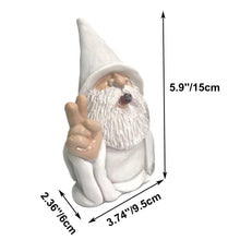 Load image into Gallery viewer, Lethogety Funny Garden Gnomes Outdoor Statues, 5.9 Inch Creative Smoking Dwarf Resin Sculpture Decoration for Home Indoor or Lawn Patio Outside Yard Decor Housewarming Halloween Christmas Garden Gift
