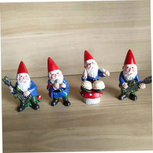 Load image into Gallery viewer, Cabilock 2sets Resin Gnome Figure Home Decor Ornament Christmas Garden Gnome Doll Adorable Decor 4pcs*2
