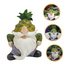 Load image into Gallery viewer, Happyyami Outdoor Gnome Ornaments Resin Craft Gnome Figurine Grandad Garden Ornaments
