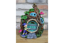 Load image into Gallery viewer, Casadomu Secret Garden Fairy House With Solar Powered Light Outdoor Lighting Resin Ornament Magical Toadstool House (2)
