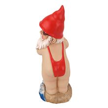 Load image into Gallery viewer, Design Toscano Garden Gnome Statue - Shredder Surfer Dude Gnome - Outdoor Garden Gnomes - Funny Lawn Gnome Statues
