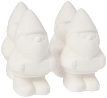 Load image into Gallery viewer, Baker Ross AF428 Customisable Ceramic Garden Gnomes (Pack of 4) &amp; AG273 Wellington Boot Ceramic Flowerpots (Pack of 2) for Kids To Decorate
