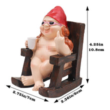 Load image into Gallery viewer, Jinkoozz Garden Gnome, Funny Resin Outdoor Naked Gnome Decor Statue, Naughty Sunbathing Naked Beach Pool Statue, Gnomes Ornament for Fish Tank Aquarium Home Garden Indoor Outdoor Lawn - 4.25 Inch
