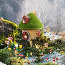 Load image into Gallery viewer, 54 Pcs Fairy Garden Accessories Solar Lights Mushroom House Outdoor Decor Vintage Resin Fairy Figurines Mini Mushroom Lawn Ornament Miniature Fairy Garden Fence for DIY Yard Patio (Gnome Style)
