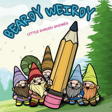 Load image into Gallery viewer, Beardy Weirdy - Little garden gnomes: Coloring book for children with cute bearded garden gnomes doing various activities
