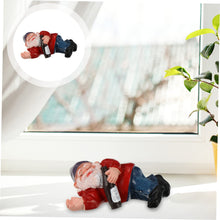 Load image into Gallery viewer, Toyvian 1Pc Dwarf Shaped Garden Ornament Funny Resin Gnome Figurine for Outdoor Decoration for Lawn Home Decor Durable and Weather Resistant Garden Fairy Statues
