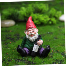 Load image into Gallery viewer, Ciieeo 9pcs Resin Dwarf Figurines for Landscape Decor Cute Garden Gnome Ornaments Outdoor Decorations for Lawn Patio and Office
