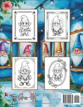Load image into Gallery viewer, A Gallery of Gnomes Coloring Book: Simple Cute Coloring Book with 50 Adorable Gnome Portraits
