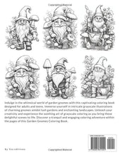 Load image into Gallery viewer, Garden Gnomes Grayscale Coloring Book
