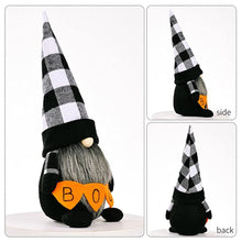 Load image into Gallery viewer, Halloween Decoration Gnomes,2PCS Gonk Gnome-Halloween Gnome Bat Plush Handmade Swedish Tomte Scandinavian Ornaments for Home Ornament Halloween Ghost Toy Window Shelf Desk Decor Pumpkin Bat Spider Hat
