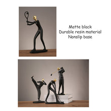 Load image into Gallery viewer, CDQL Golf Figurine Statue, Man Golf Statue, Golfer Decoration, Modern Sculpture, Table Centerpiece, Abstract Arts Ornamentsm, for Home Cabinet Shelf Decoration
