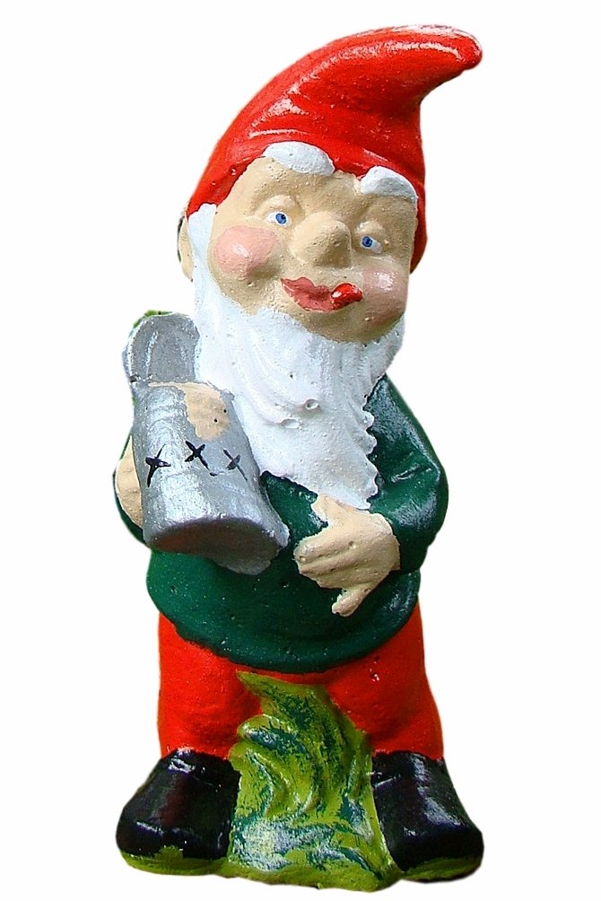Pixieland GARDEN GNOME ~ ARCHIE ~ DRINKING SCRUMPY