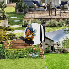 Load image into Gallery viewer, Gnome Solar Light, Bee Gnome Statue, Garden Stake Lights, Outdoor Solar Gnome, 14.5x9.5cm/5.71x3.74 Inches, 0.34k G, Resin, Abs Floor Plug for Garden, Lawn, Patio, Yard
