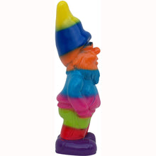 Load image into Gallery viewer, RAKSO Rainbow Pride Gnome, 13&quot;, Large UV Resistant Ornament for Lawn or Garden
