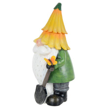 Load image into Gallery viewer, Garden Gnome Ornament Novelty Resin Standing Figure Patio Outdoor - Yellow Hat
