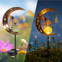 Load image into Gallery viewer, Tremdwoto Solar Lights Outdoor for Garden Gifts, Garden Ornaments Fairy Solar Lights, Moon Solar Lights Garden Stake Light Solar Powered LED Lights Decor for Patio,Balcony [Energy Class A++]
