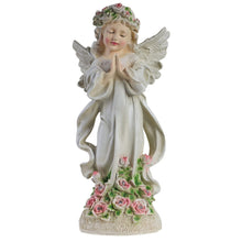 Load image into Gallery viewer, Garden Decor Angel Statue Outdoor Solar Garden Lights Waterproof Solar Lights Fairy Figurine Resin Fairy Figures for Yard Lawn Decor Style1
