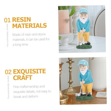 Load image into Gallery viewer, TINEASUR Golf Dwarf Statue Resin Garden Gnome Ornament Funny Decor for Home Outdoor

