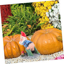 Load image into Gallery viewer, BESPORTBLE Gnome Yard Ornament Funny Elf Statue Gnome Garden for outside for Decor Window Cabinet Desk
