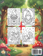 Load image into Gallery viewer, Gnome Village Coloring Book: Charming Gnomes, Cozy Burrows &amp; Enchanted Gardens – 40+ Whimsical Designs to Color
