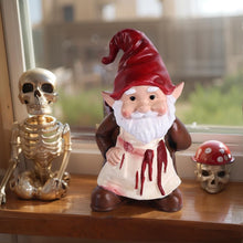 Load image into Gallery viewer, XIYOUQI Horror Gnome with Axe – 5.5&quot; Cute Yet Creepy Halloween Gnome Figurine for Indoor Outdoor Decor, Funny Scary Gnome Statue for Garden, Table or Desk, Horror Gifts &amp; Halloween Decorations
