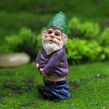 Load image into Gallery viewer, MUAMAX Miniature Garden Gnomes Fairy Garden Gnome Figurines Small Fairy Gardens Accessories Funny Campfire Gnomes Set of 3

