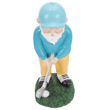 Load image into Gallery viewer, ANDRESLAD Golf Dwarf Statue Resin Gnome Figurine Garden Gnome Decor Outdoor Statue Funny Garden Ornament
