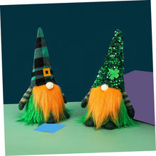 Load image into Gallery viewer, Ciieeo Traditional Gnome Doll Patrick&#39;s Day Gnome Plush Faceless Ornament Garden Statue Perfect Party Accessory

