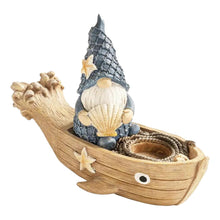 Load image into Gallery viewer, Générique Garden Figurine, GNOME Statue, Weather-Resistant Resin Nautical-Themed Outdoor GNOME Ornament for Beach Lovers Tabletop Lawn Patio Backyard Porch Balcony Decoration, 280 g
