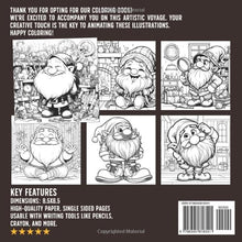 Load image into Gallery viewer, Funny Gnomes Coloring Book: Discover Cheerful Adventures Coloring Pages with Quirky Dwarfs and Hilarious Expressions Illustrations for Adults to Relax

