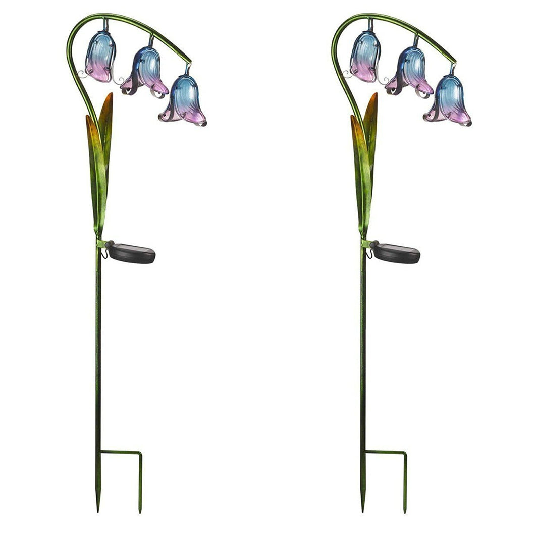 Solar lamp – bluebell design, pack of 2