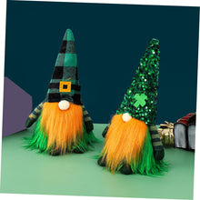 Load image into Gallery viewer, Ciieeo Traditional Gnome Doll Patrick&#39;s Day Gnome Plush Faceless Ornament Garden Statue Perfect Party Accessory
