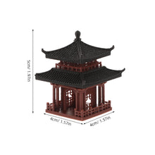 Load image into Gallery viewer, TOYANDONA Miniature Pagoda Statue Chinese Japanese Asian Garden Decor Bonsai Mini Pavilion Tower Fairy Garden Accessories for Micro Landscape Aquarium Ornaments
