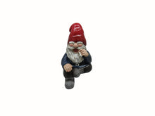 Load image into Gallery viewer, World of Wonders Smoke Break Gnome Shelf Sitter | Collectible Stoner Novelty Gnome Figurine | 420 Home Decor Gifts - 6&quot;
