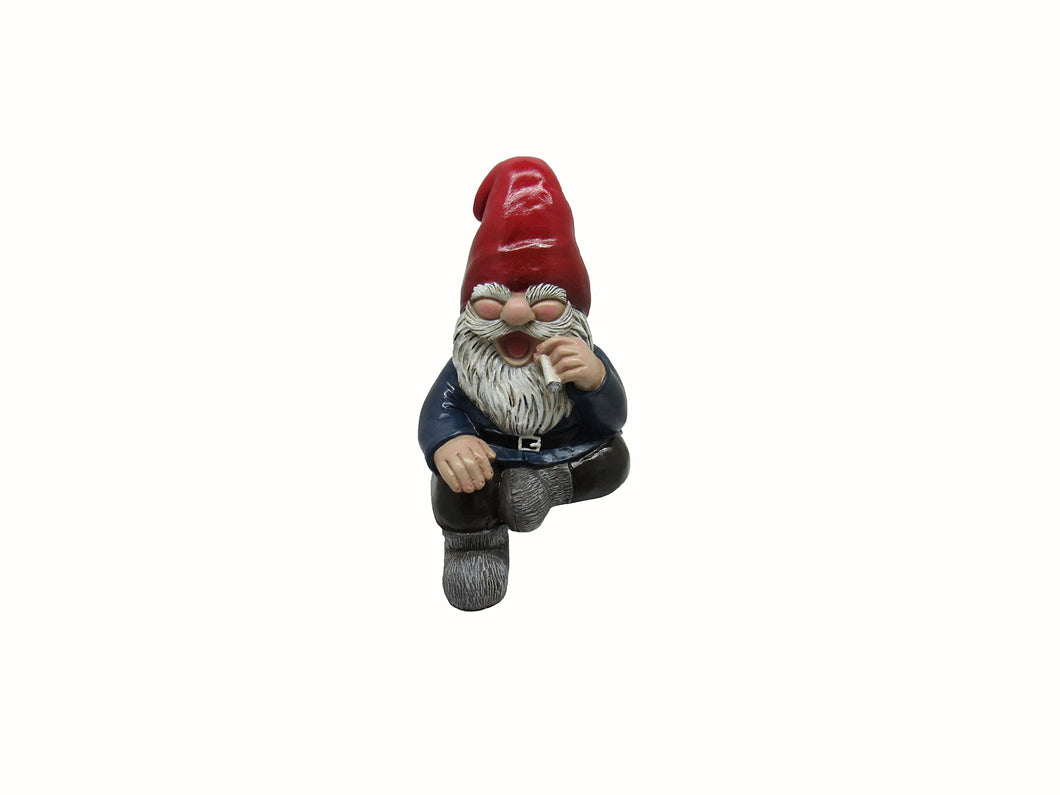 World of Wonders Smoke Break Gnome Shelf Sitter | Collectible Stoner Novelty Gnome Figurine | 420 Home Decor Gifts - 6