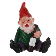 Load image into Gallery viewer, Happyyami 1pc Dwarf Ornaments Gnome Garden Accessories Funny Garden Figurine Mini Gnome Collectible Lawn Statues Miniture Decoration Out Door Decor Doll Artwork Lovely Gnome Statue Resin
