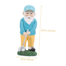 Load image into Gallery viewer, CIMAXIC Resin Golf Gnome Statue Outdoor Garden Gnome Decor for Seasonal Home Party
