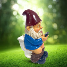 Load image into Gallery viewer, Garden Goblin Funny Garden Gnome Statue, Naughty Garden Gnome Dwarfs Sculpture, Rude Garden Gnomes Man Ornaments, Resin Indoor Outdoor Figurine Art Decorations for Patio, Yard, Lawn(AW-004)
