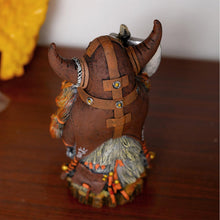 Load image into Gallery viewer, Voiakiu Garden Statue - Victor Axe Warrior Dwarf GNOME Outdoor Garden Decoration Viking Axe Warrior Sculpture Ornaments
