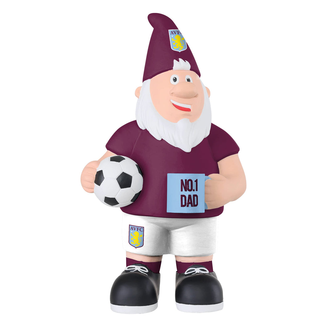 FOCO Premier League Aston Villa Number 1 Dad 25cm Garden Patio Ornament Gnome