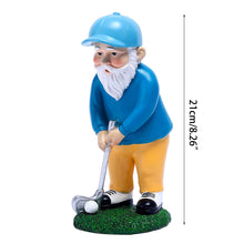 Load image into Gallery viewer, DEKKRYNFV Golfing Gnomes Statue Resin Garden Gnomes Statue Funny Outdoor Gnomes Figurine Patio Yard Spring Decorations
