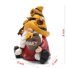 Load image into Gallery viewer, Hodao Bumble Bee Spring Gnome Decorations Honey Bee Gnomes Ornaments World Bee Day Decorations Gifts Summer Gnomes Figurines Honey Bee for Garden Decor Bee Birthday Gifts for Mom, Grandma, Women
